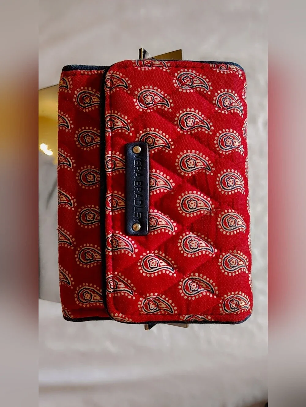 💕Vera Bradley Quilted Paisley Wallet💕 - Picture 2 of 8